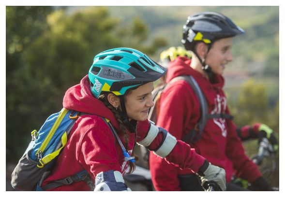 All Mountain Child Helmet Urge Nimbus Green Water