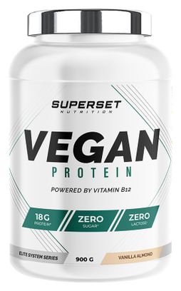 100% Vegan Protein (900g) - Superset Nutrition - Amande Et Vanille - Protéines Végétales