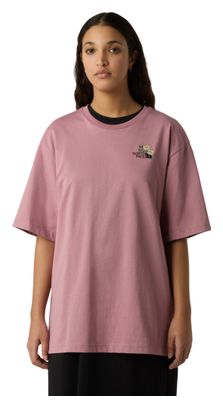 Uniseks T-shirt The North Face Graphic Dome Flower Roze