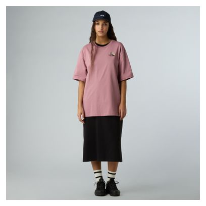 Uniseks T-shirt The North Face Graphic Dome Flower Roze