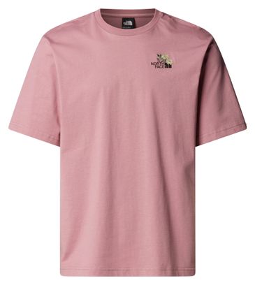 Uniseks T-shirt The North Face Graphic Dome Flower Roze