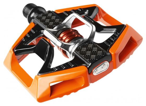 CRANKBROTHERS Pedali DOPPIO SHOT Arancione Nero