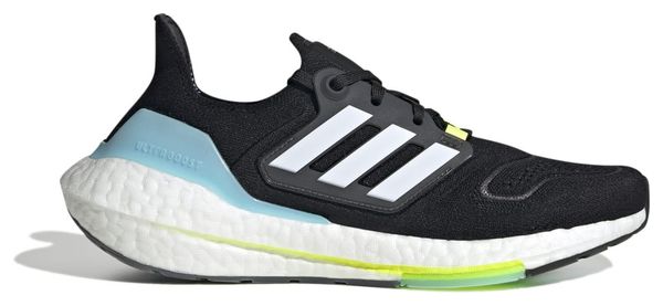 adidas running UltraBoost 22 Black Yellow Blue Women's Shoes