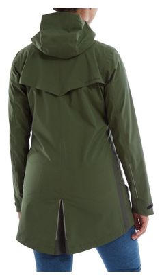 Parka Altura Grid Khaki para mujer