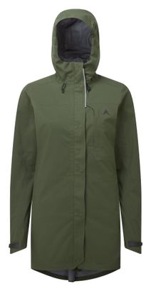 Parka Altura Grid Khaki para mujer