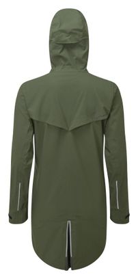 Parka Altura Grid Khaki para mujer