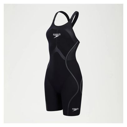 Traje de baño Speedo de 1 pieza para mujer Fastskin LZR Pure Intent2.0 Kneeskin Negro