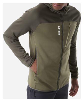 Millet Seneca Hoodie aus Fleece, grün, für Herren
