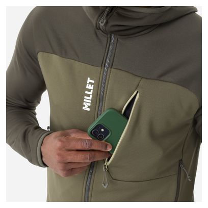 Millet Seneca Hoodie aus Fleece, grün, für Herren