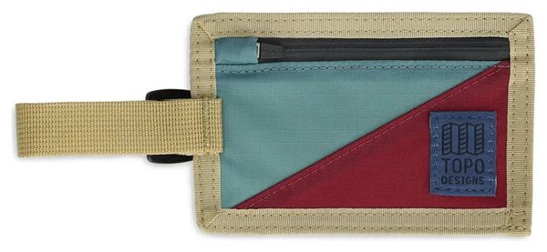 Topo Designs Luggage Tag Blue/Bordeaux