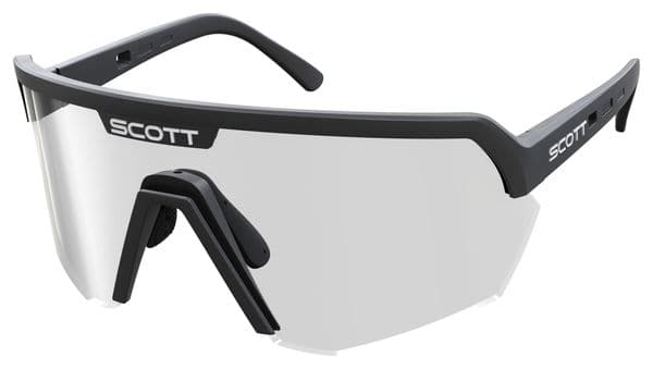 Scott Sport Shield Sunglasses Black/Clear Frame