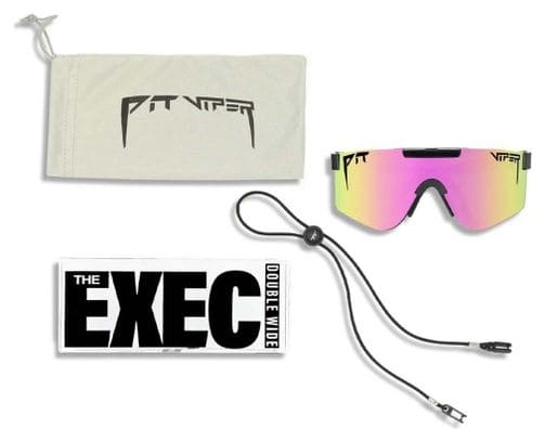 De Exec Originals Wide Polarized Rose Pit Viper Zonnebril