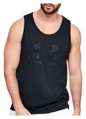 Débardeur noir homme Under Armour Sportstyle Logo Tank