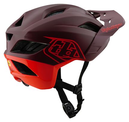 Troy Lee Designs Flowline SE Mips Bordeaux/Red MTB Helm