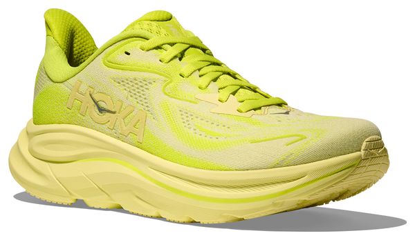 Hoka Clifton 10 Geel Dames Hardloopschoenen