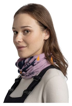Unisex Merino Lightweight Pink Prints Choker