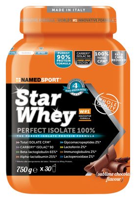 Bebida de chocolate NamedSport Star Whey Isolate 750 g