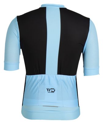 Maillot de cyclisme homme DRAFT noir/bleu ciel