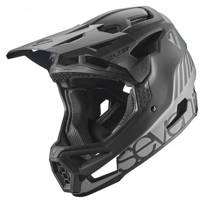 Seven Project 23 Glasvezel Integraalhelm Zwart / Grijs