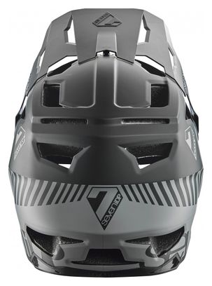 Seven Project 23 Glasvezel Integraalhelm Zwart / Grijs