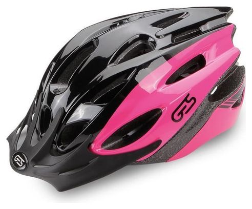 Casque de vélo route junior APACHE - rose et noir