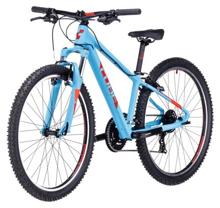 VTT Enfant Cube Acid 260 Shimano Tourney 8V 26'' Bleu Rouge 2023 8 - 11 Ans