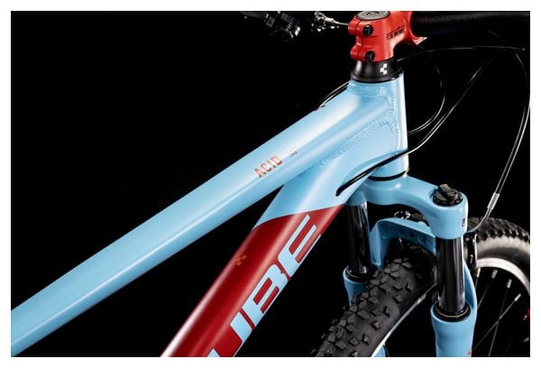 Cube Acid 260 Kinder MTB Shimano Tourney 8S 26'' Blauw Rood 2023 8 - 11 Jaar oud