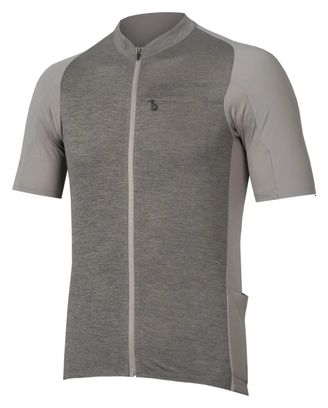 Endura GV500 Reiver Short Sleeve Jersey Fossil Grey