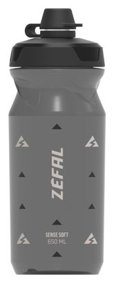 Bidón Zefal Sense Soft 65 650 ml Transparente Negro