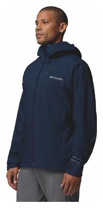 Giacca impermeabile Columbia Trailborne 2.5L blu da uomo