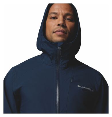 Giacca impermeabile Columbia Trailborne 2.5L blu da uomo