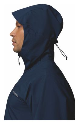Giacca impermeabile Columbia Trailborne 2.5L blu da uomo