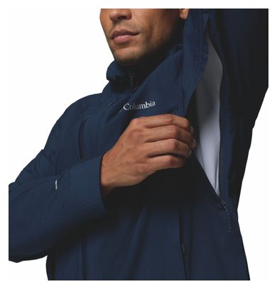 Giacca impermeabile Columbia Trailborne 2.5L blu da uomo