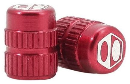 Paar Red Schrader One Box Ventilspitzen