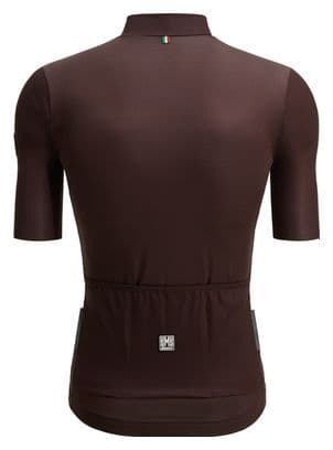 Maillot Manches Courtes Santini Glory Day Marron