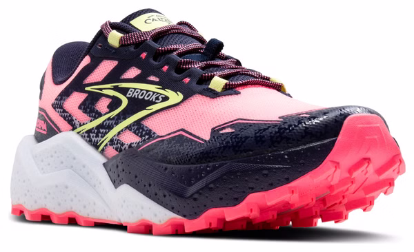 Zapatilla de trail Brooks Caldera <strong>7</strong> Rosa/Azul, Mujer