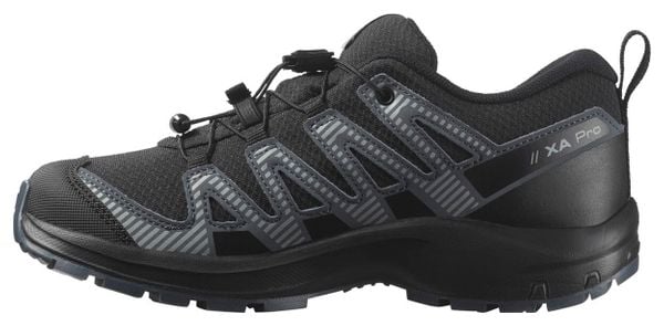 Salomon XA Pro V8 Negra Impermeable Zapatillas de trail para niños