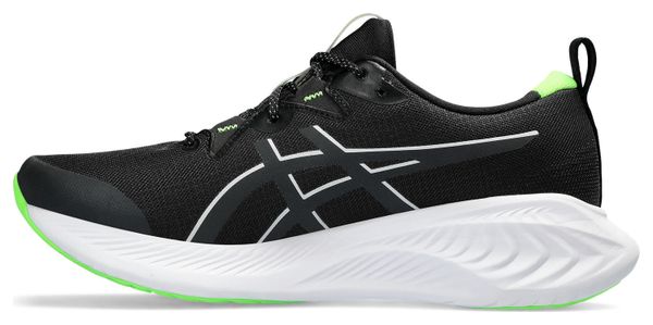 Asics Gel-Cumulus 25 Lite-Show Running-Schuhe Schwarz/Weiß/Grün Damen