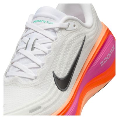 Zapatillas de running Nike Vomero Plus blancas/rosa para mujer