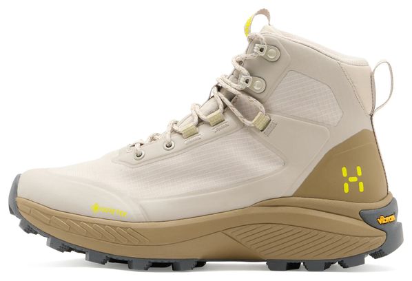 Zapatillas de senderismo Haglöfs L.I.M Horizon Gore-Tex Mid Beige para mujer