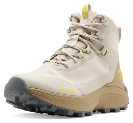 Zapatillas de senderismo Haglöfs L.I.M Horizon Gore-Tex Mid Beige para mujer