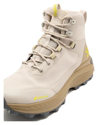 Zapatillas de senderismo Haglöfs L.I.M Horizon Gore-Tex Mid Beige para mujer