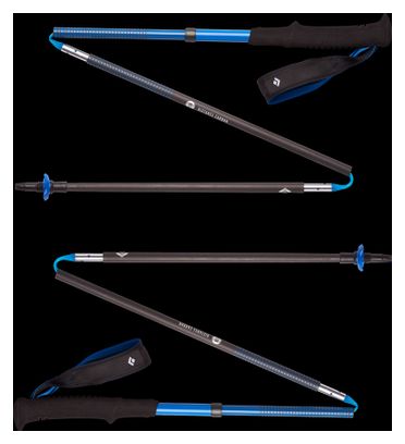 Black Diamond Distance Carbon Z Wandelstokken Zwart/Blauw