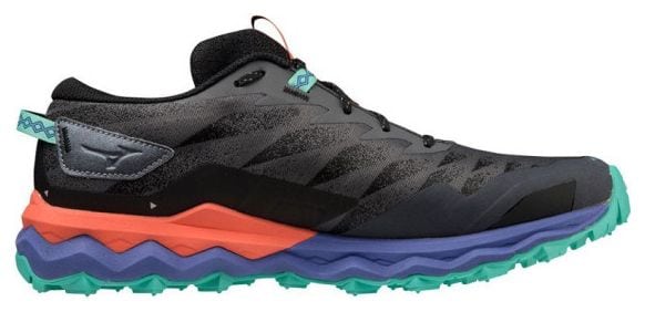 Mizuno Wave Daichi 7 Trail Running Shoes Black Multi-Color