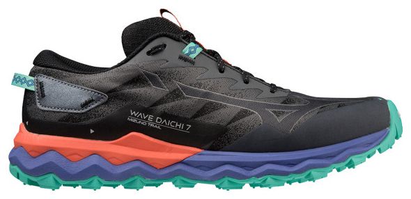 Mizuno Wave Daichi 7 Trail Running Shoes Black Multi Color