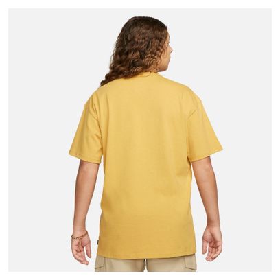 Nike Sportswear Premium Essential Yellow Short Sleeve T-Shirt