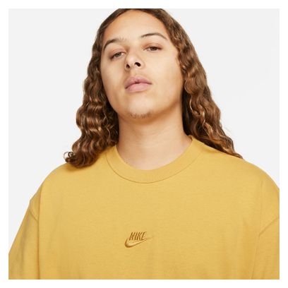 Nike Sportswear Premium Essential Yellow Short Sleeve T-Shirt