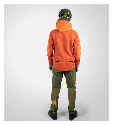 Endura MT500 II Rain Jacket Orange XXL