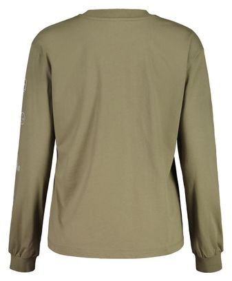 Maglietta donna a maniche lunghe Maloja SommerausteinM. Beige
