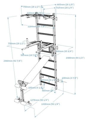 Espalier de gymnastique BenchK 723B